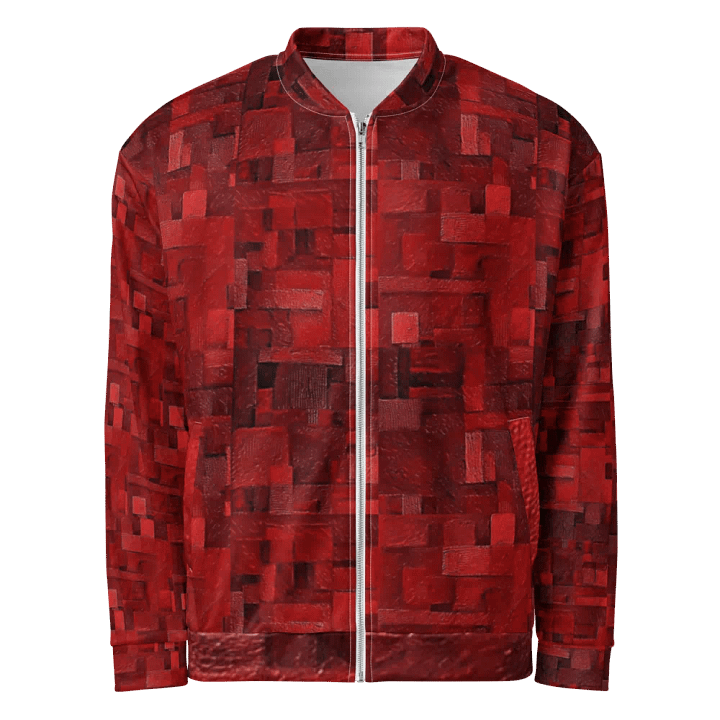 Passion Red Limited Edition Canvas Bomber Jacket product image (1)