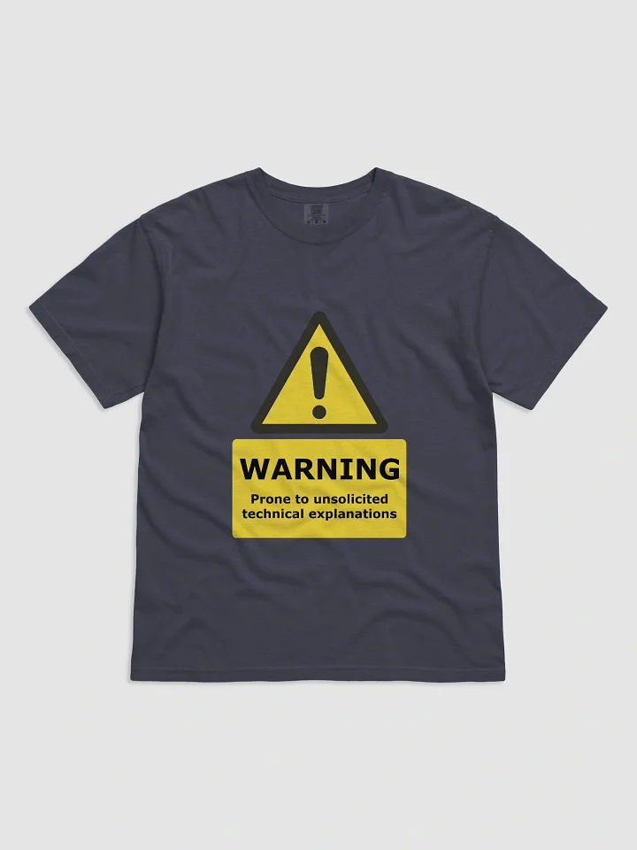 Unsolicited Genius – Engineering Warning Tee product image (5)
