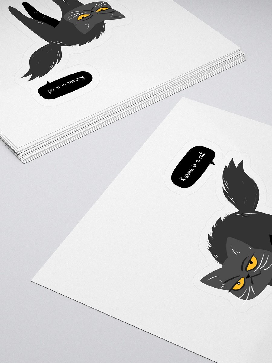 Karma Cat Kiss Cut Stickers product image (4)