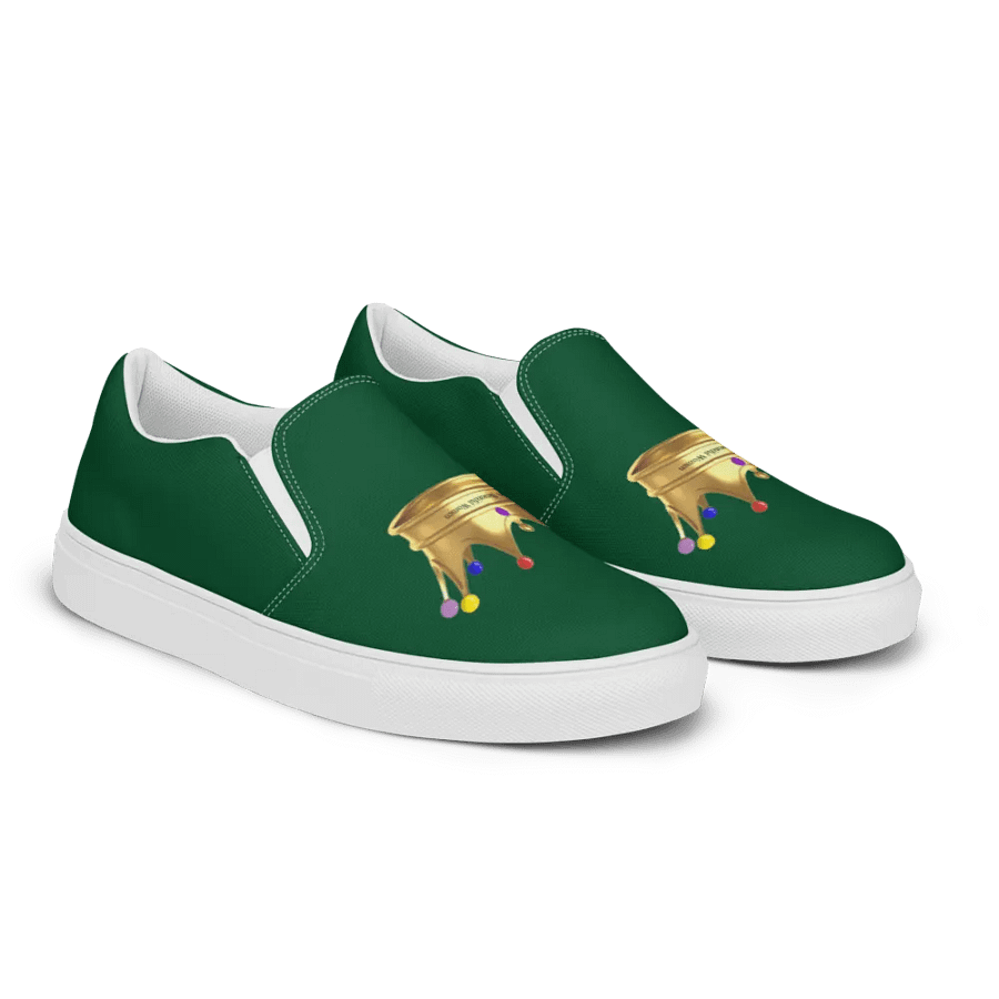 Queendom Beautiful Women Crown Canvas Shoes /Green (TM) product image (5)