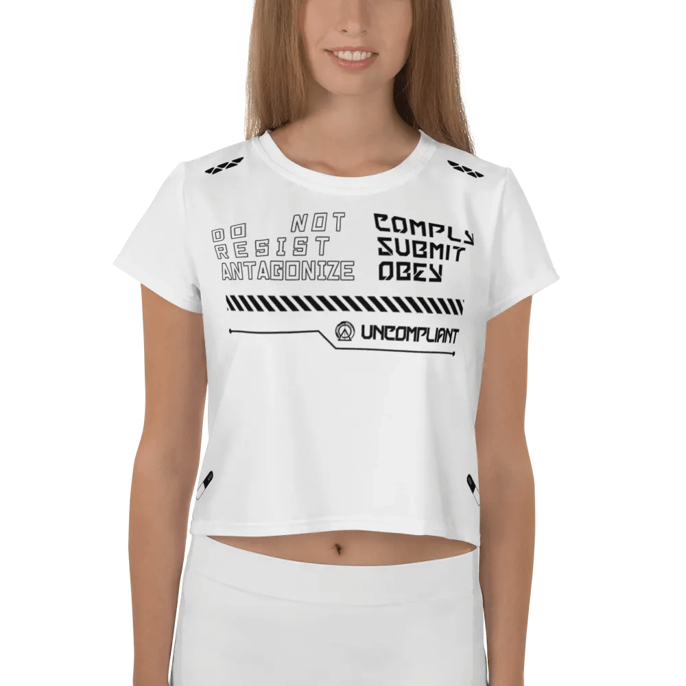 The Statement Crop Top - White product image (1)