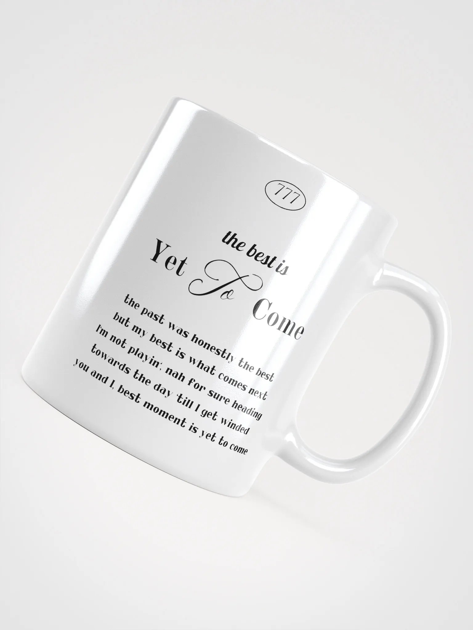 Yet to Come mug product image (4)
