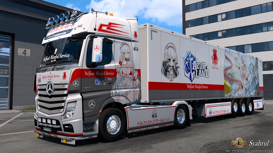 [ETS2] HMS Belfast (Blissful Service) - Azur Lane [Combo Skin] product image (3)