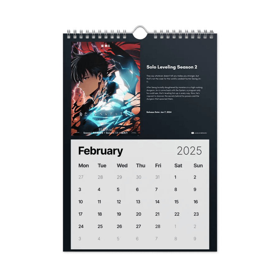 Otaku Den 2025 Anime Calander product image (2)