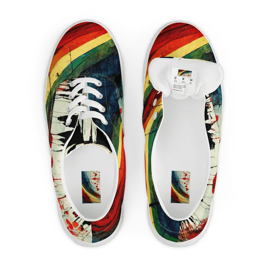 Vivid Arc Women's Canvas Shoes product image (6)