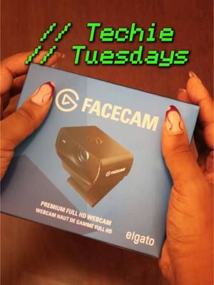 First Techie Tuesday but wanted to show off my new @Elgato Facecam MK 2 that I received as a birthday gift!  #webcamcheck #elgatofacecam #facecammk2 #techunboxing 