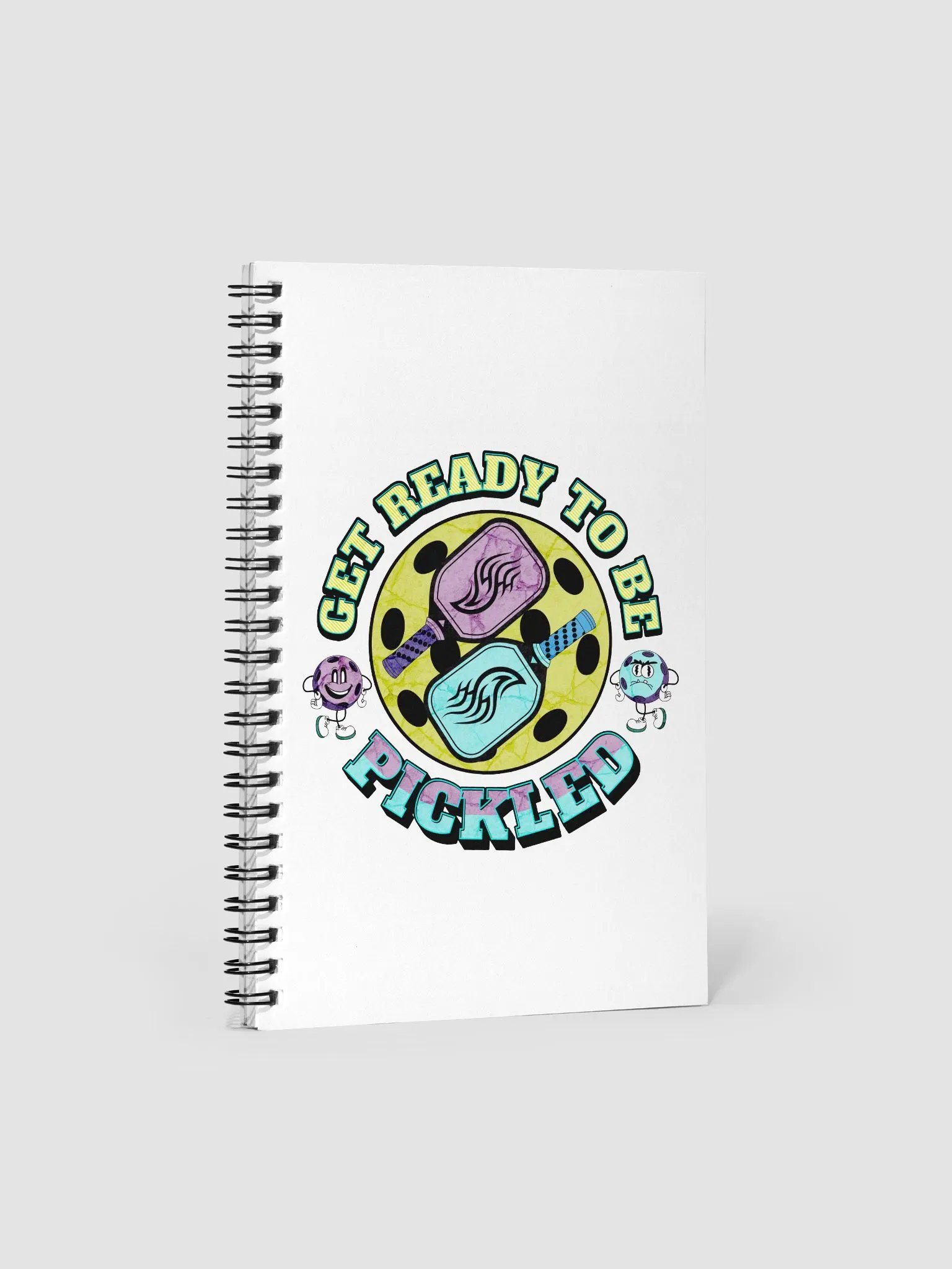 Get Ready To Be Pickled Pickleball Expressive Paddles Spiral Notebook product image (2)