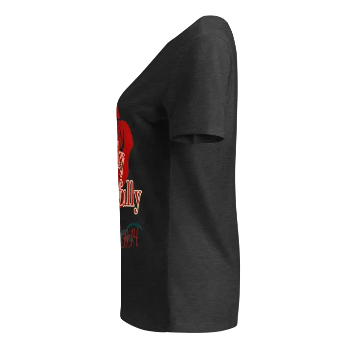 Fearfully and Wonderfully Made V-Neck T-Shirt (Bold Version) product image (29)