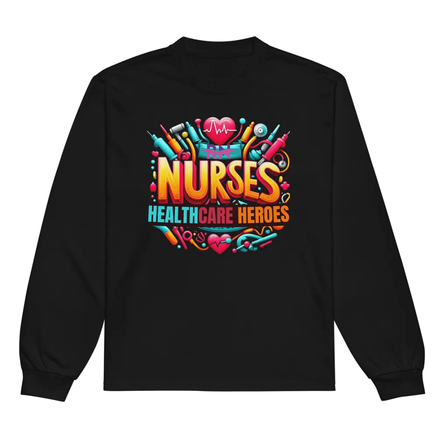 Nurse Appreciation Graphic Long Sleeve Shirt product image (7)