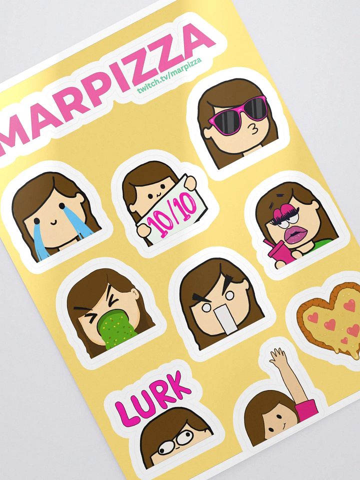 Emote Sticker Sheet product image (2)