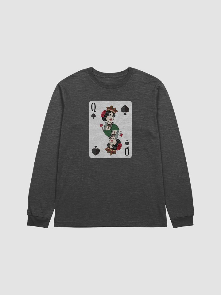 Symmetric Queen of Spades Long Sleeve Tee product image (12)