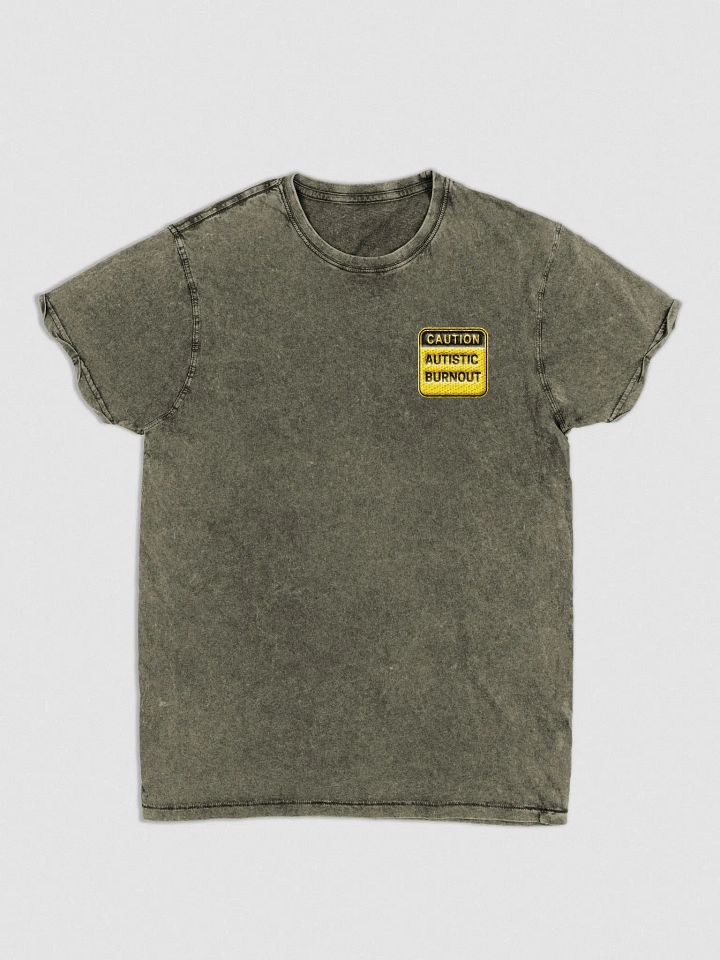 CAUTION: ASD BURNOUT Denim T-Shirt product image (3)