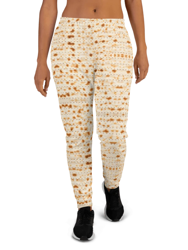 Passover Joggers with Matzah Pattern - Woman Fit product image (1)