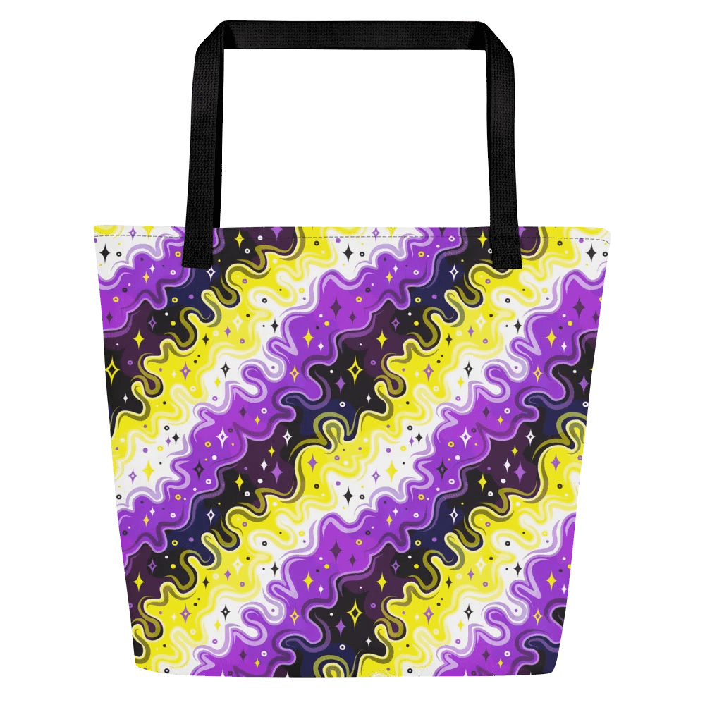 Non-Binary Pattern Tote Bag product image (1)