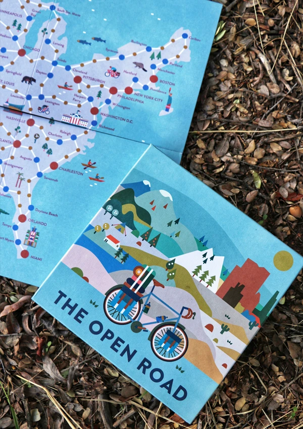 The Open Road: Bicycle Touring Board Game product image (1)