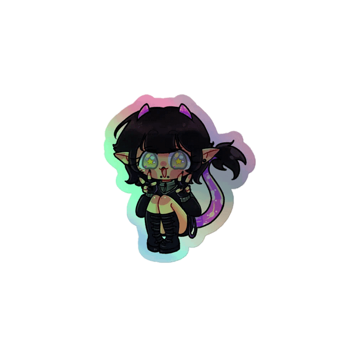 Sitting Full Body Gibbles Sticker! product image (1)