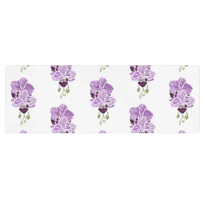 Miniaday Designs Purple Orchid Yoga Mat product image (1)