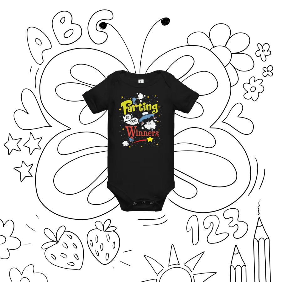 Farting Is For Winners baby onesie product image (10)