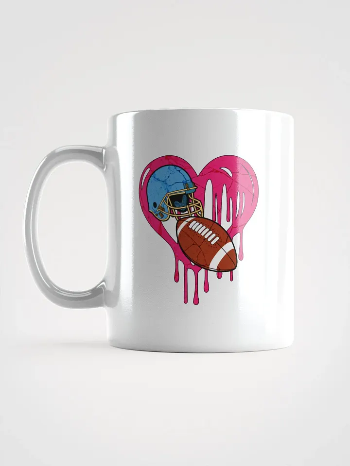 Heart Football Gridiron Dreams Mug product image (1)