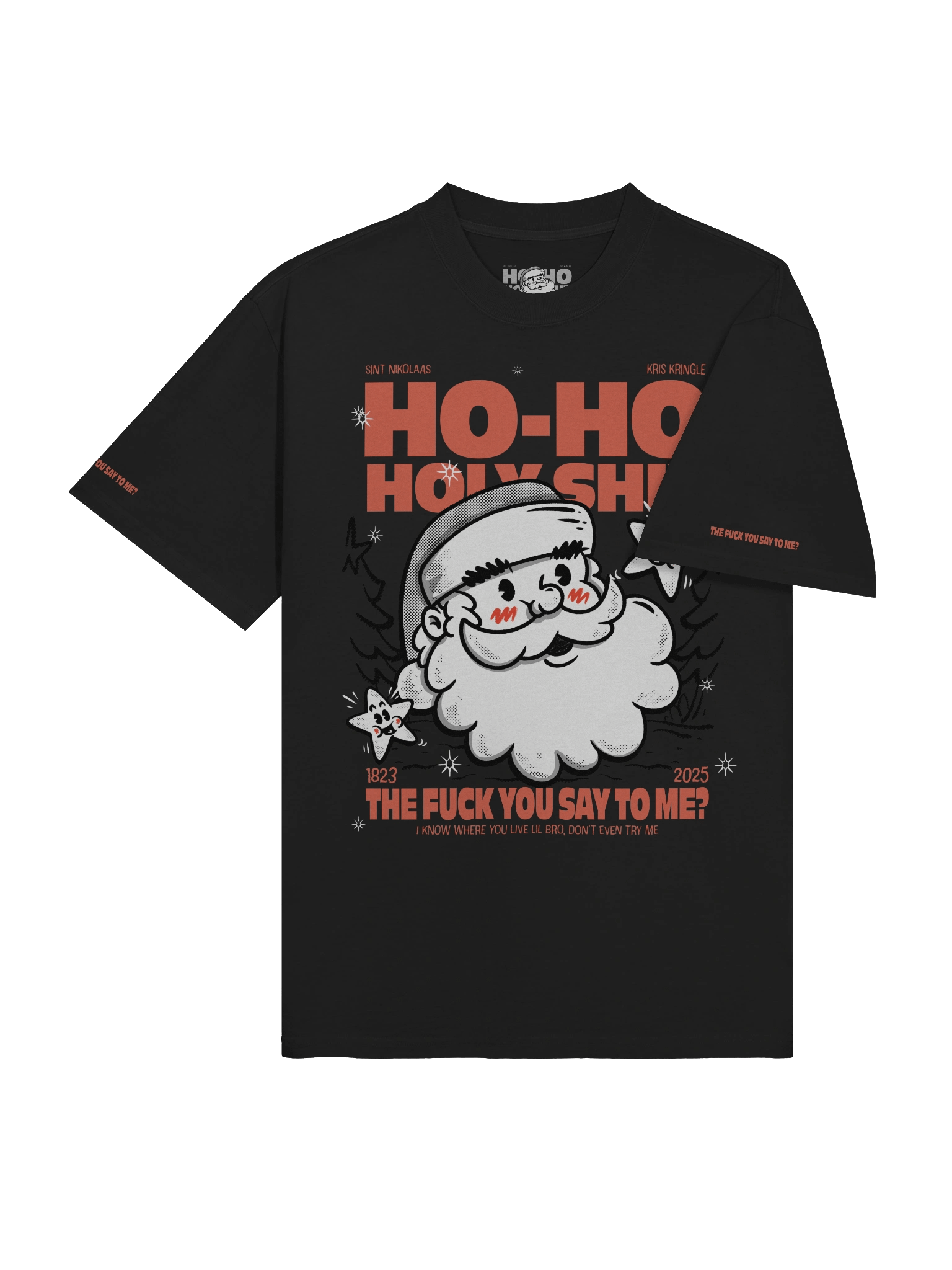 "Ho-Ho-Holy Shit" - Ovesized Tee product image (8)