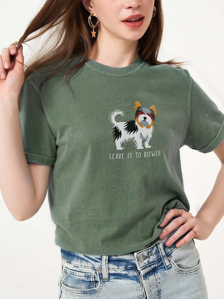 Leave It to Biewer T-Shirt(Embroidered) of a Biewer Terrier product image (2)