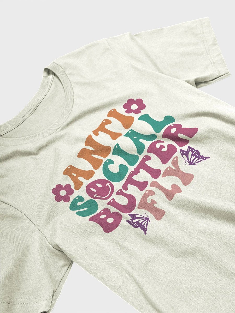 Sarcastic quote shirt for women, antisocial butterfly funny woman saying T-shirt product image (3)