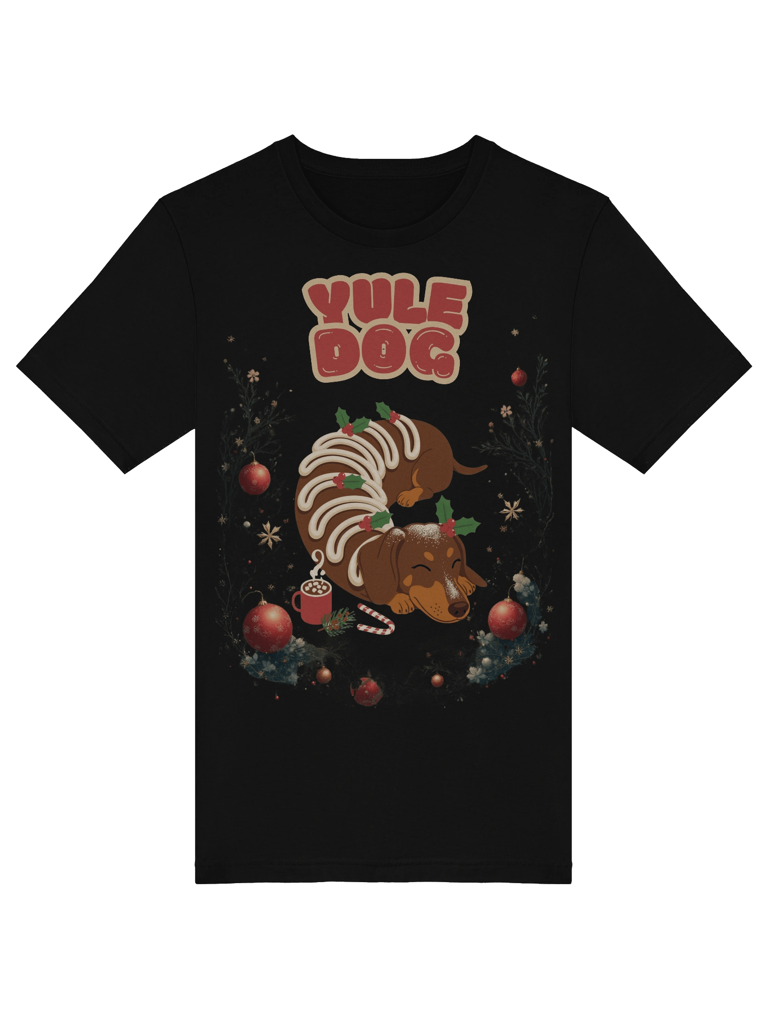 Yule Dog Dachshund Christmas T-Shirt product image (10)