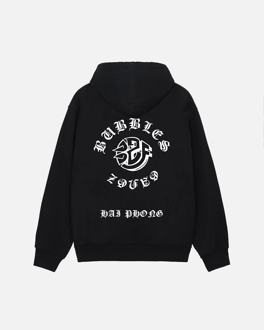 BUBBLESGANGZ HAIPHONG 2.0 HOODIE - BLACK product image (1)