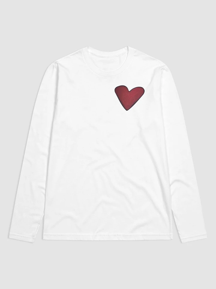 Heart White Long Sleeve product image (1)