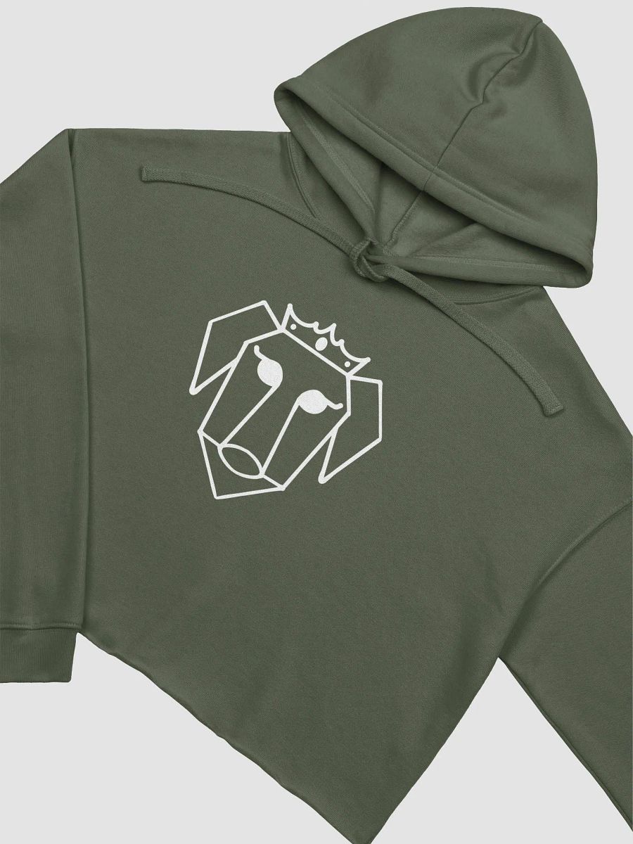White Xena XP Logo Crop Hoodie product image (9)