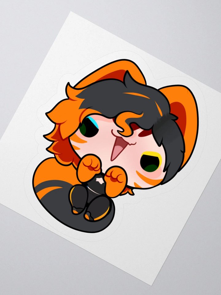 Mega - Orange Sticker product image (2)