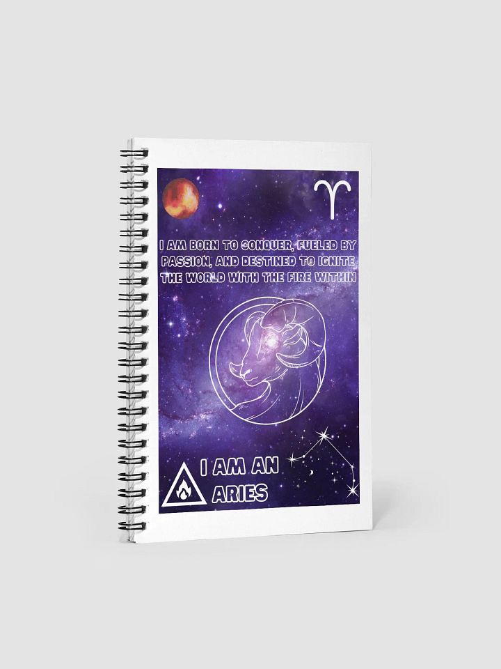 I Am an Aries Notebook product image (1)