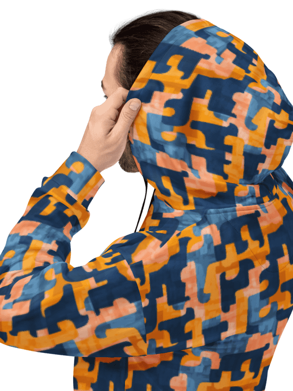 Flowing Shapes | Recycled Unisex Hoodie product image (4)
