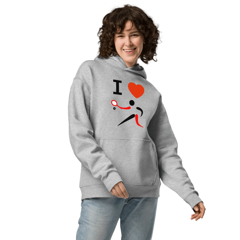 I Love Tennis Hoodie product image (3)