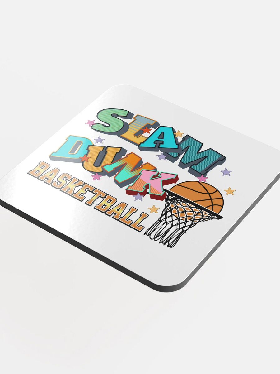Basketball Slam Dunk Cork Coaster product image (4)
