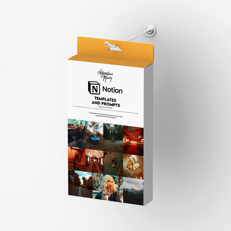 Stay Organised with Notion Templates