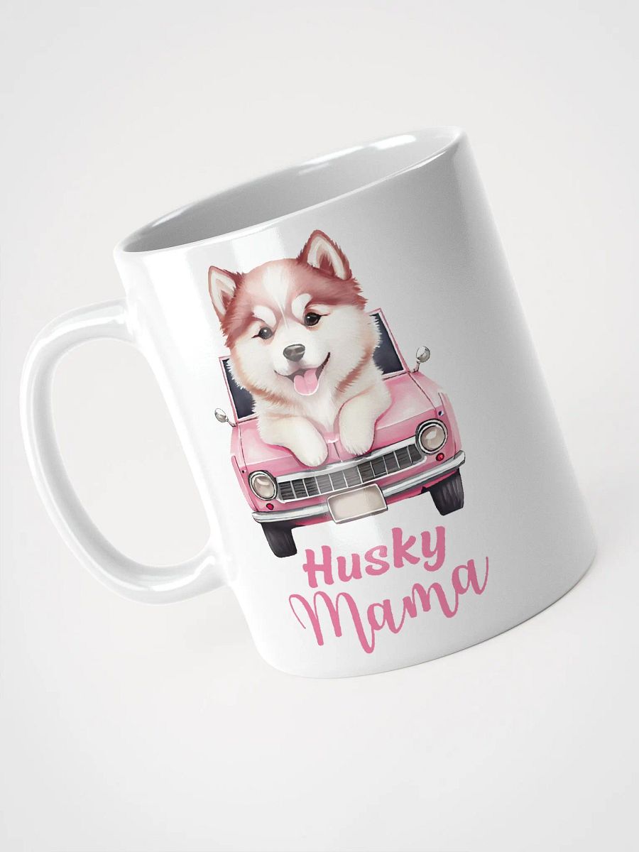 Husky Mommy White Glossy Mug product image (4)