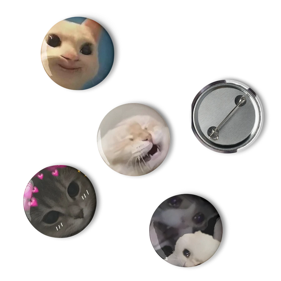 Set of Pin Buttons: Meme Cats 49 product image (6)