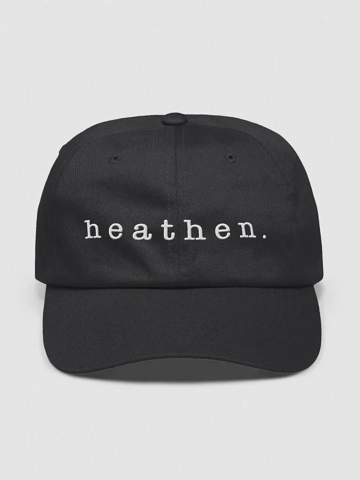 "heathen." Classic Dad Hat product image (1)