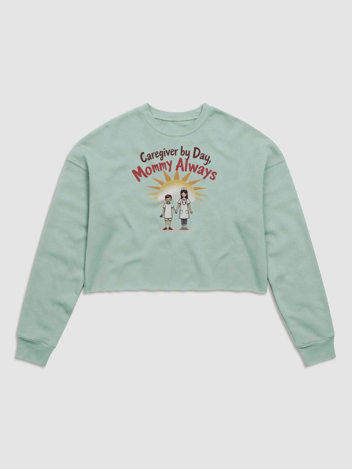 Sunshine Nurse Mom Crop Sweatshirt product image (2)