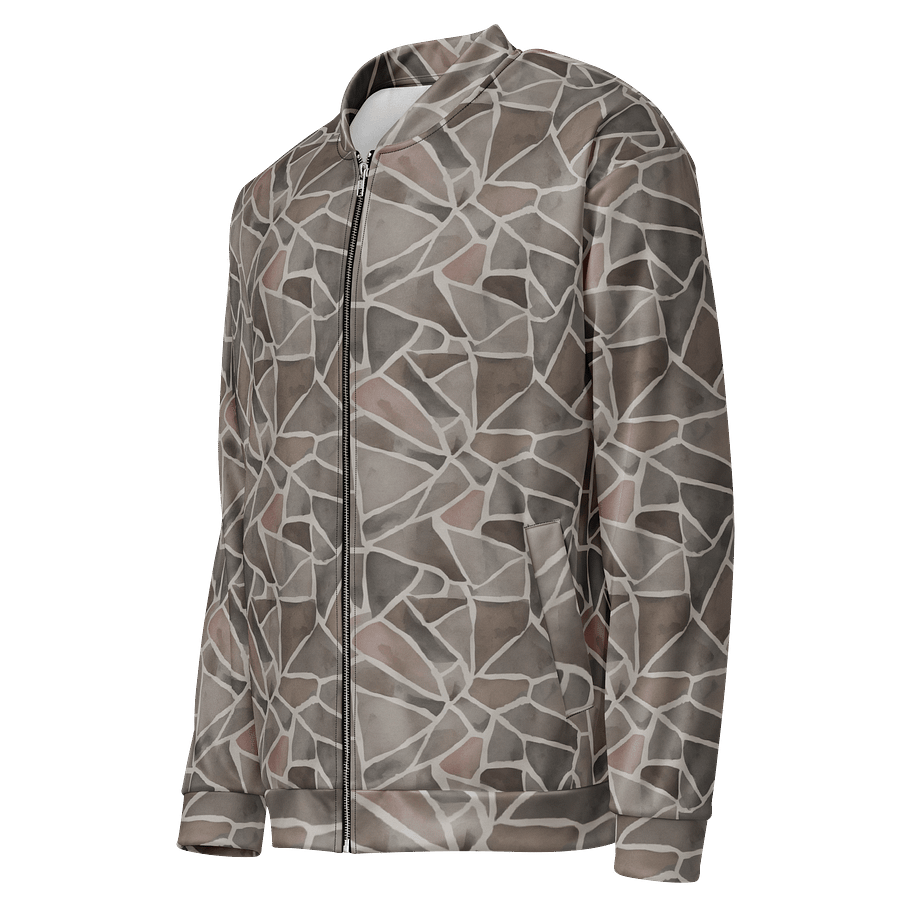 Rock Pattern Bomber Jacket product image (3)