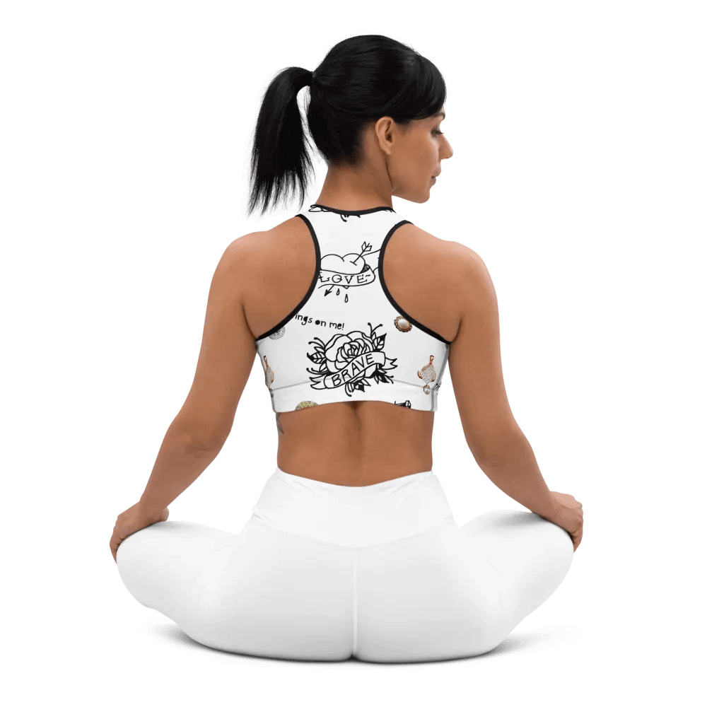 Bad & Boo-Jee Bride Padded Sports Bra product image (6)