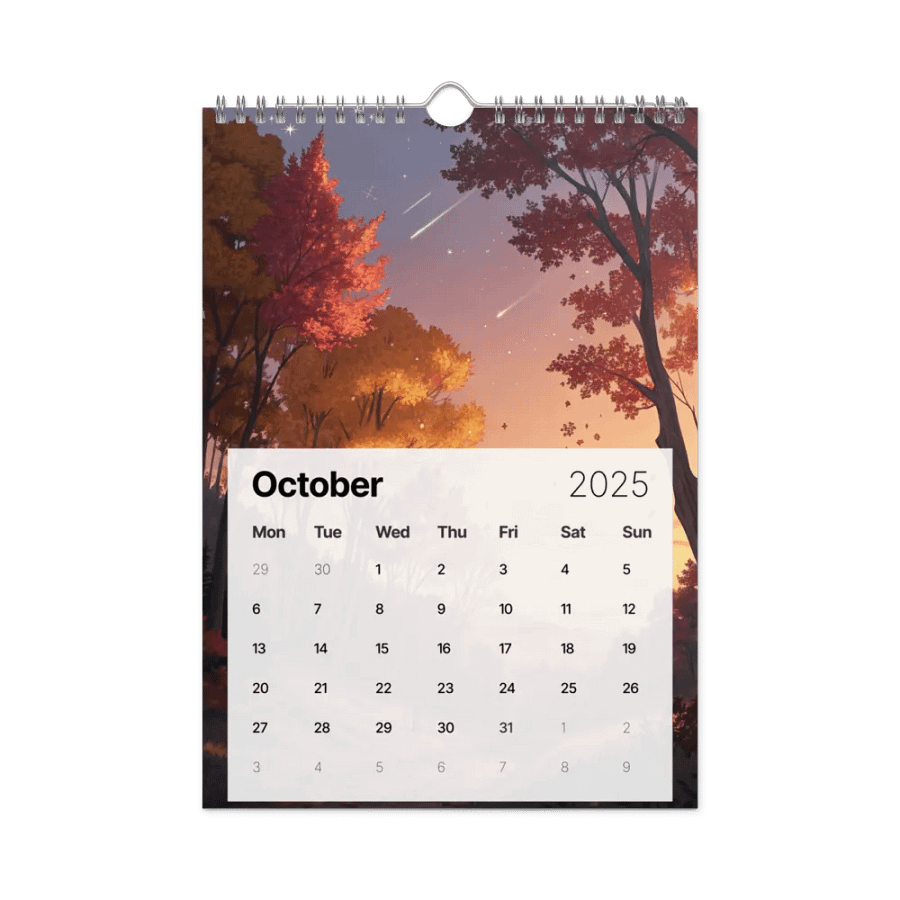 MAGICAL ANIME SEASONS WALL CALENDAR 2025 product image (12)