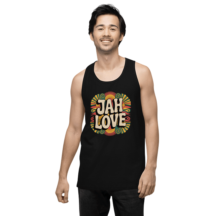 JAH LOVE Retro Tank Top product image (2)