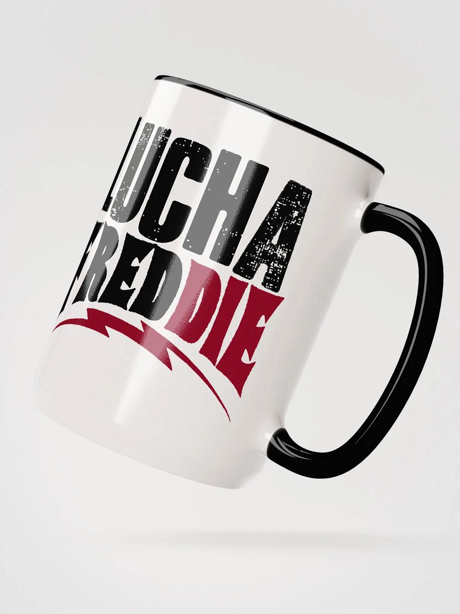 LuchaFredDIE logo mug product image (3)