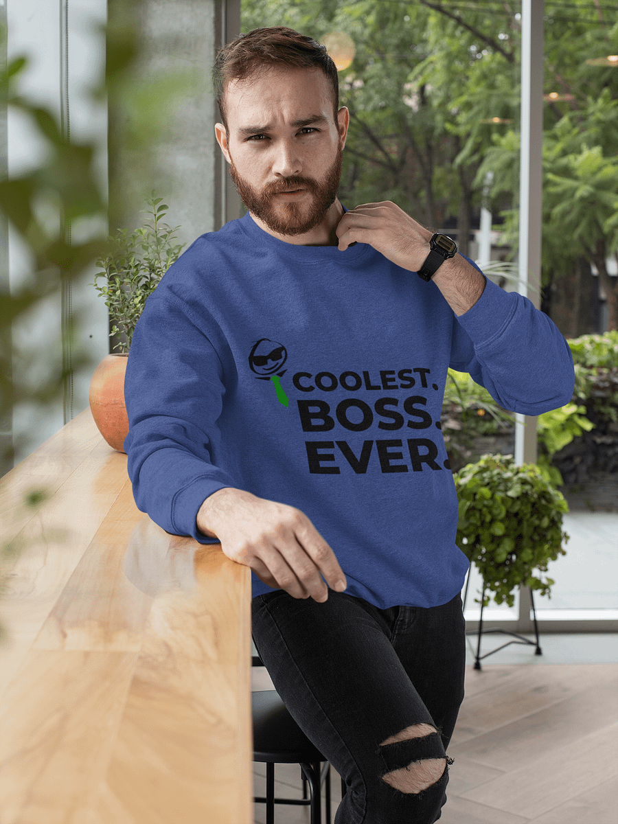 Coolest Boss Ever | Cotton Heritage Unisex Premium Sweatshirt | Ultimate Comfort & Boss-Level Style product image (2)