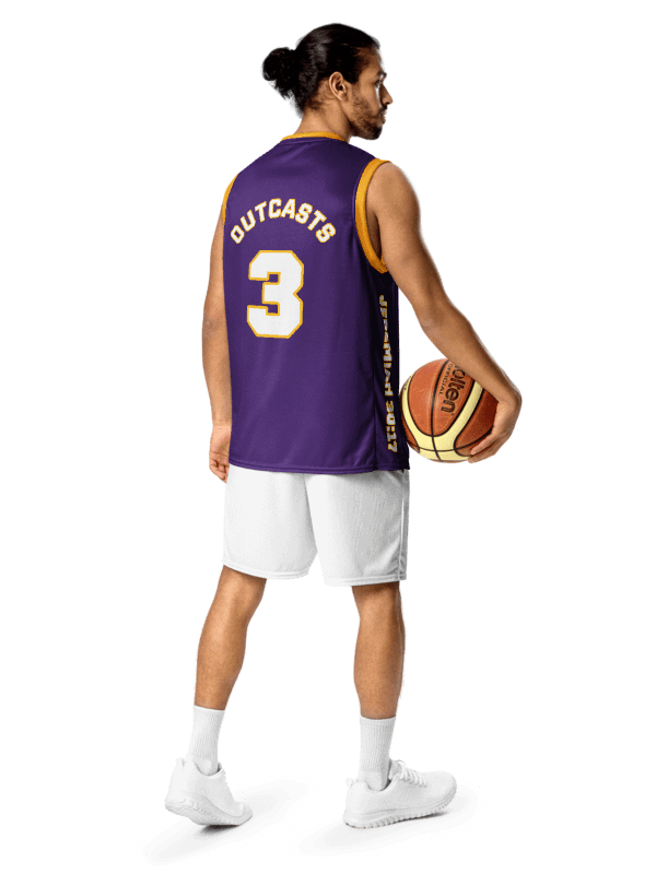 Outcasts Basketball Jersey Purple/Gold product image (3)