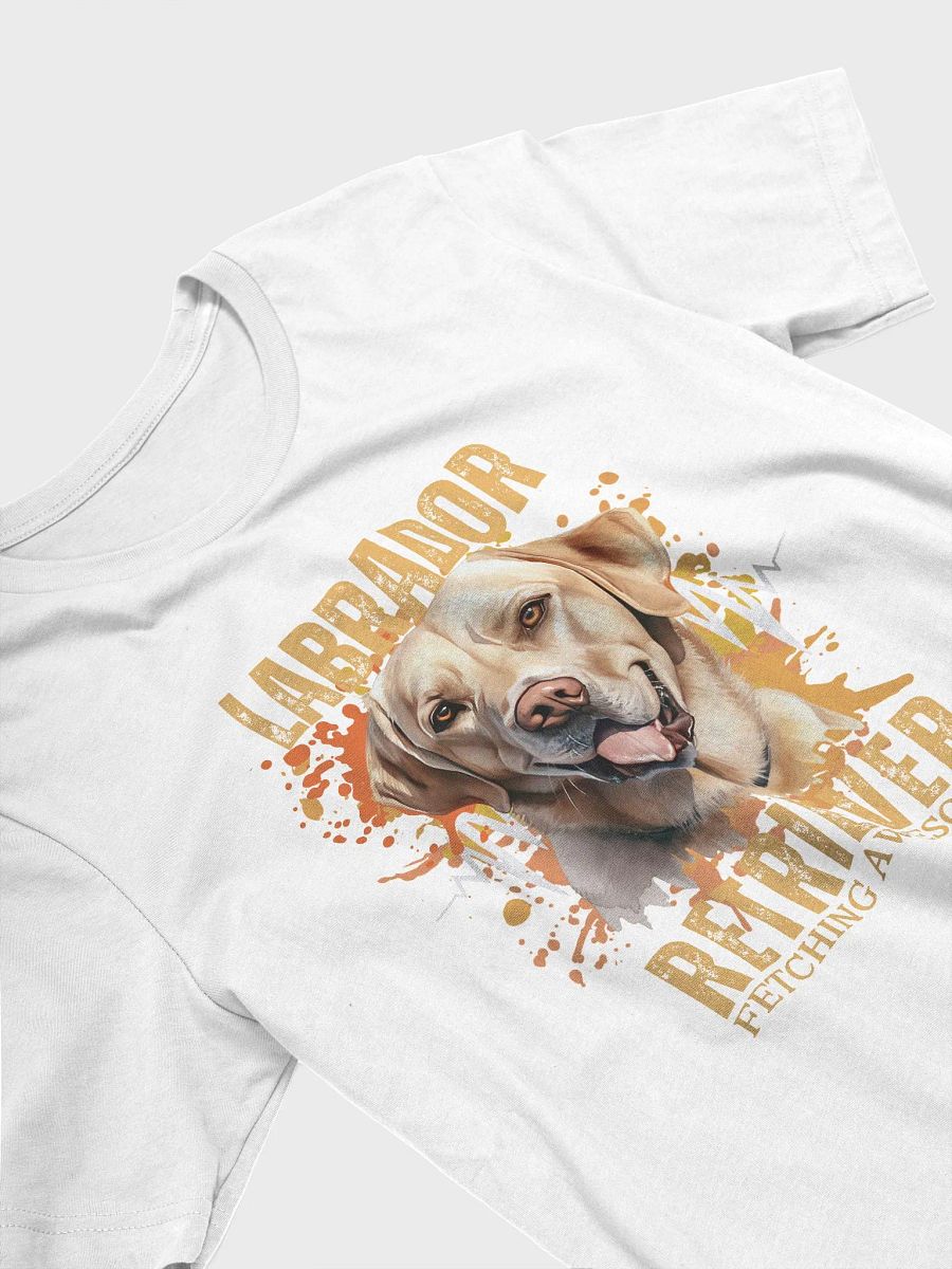 Light Color Labrador Retriever Fetching Awesome Regular Fit T-shirt product image (5)