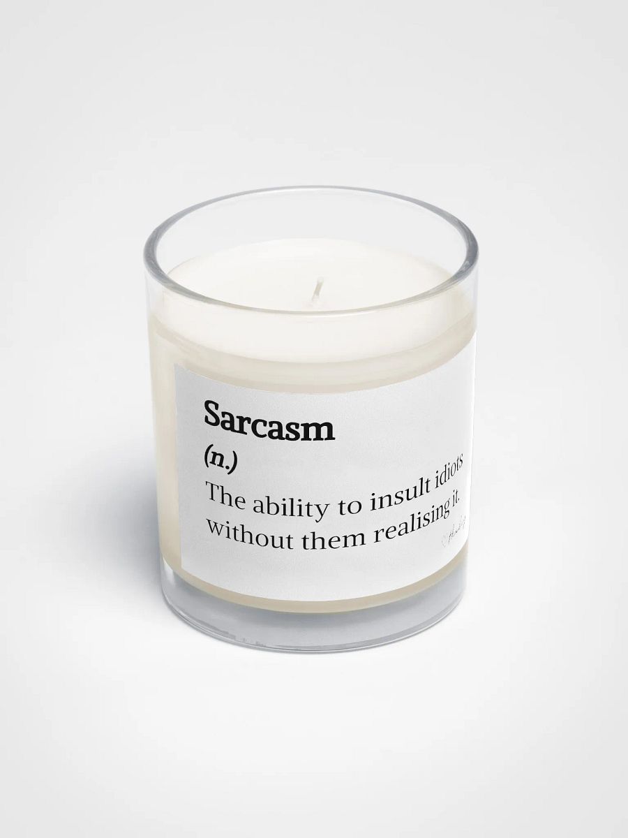 'Sarcasm' Soy Wax Candle product image (2)