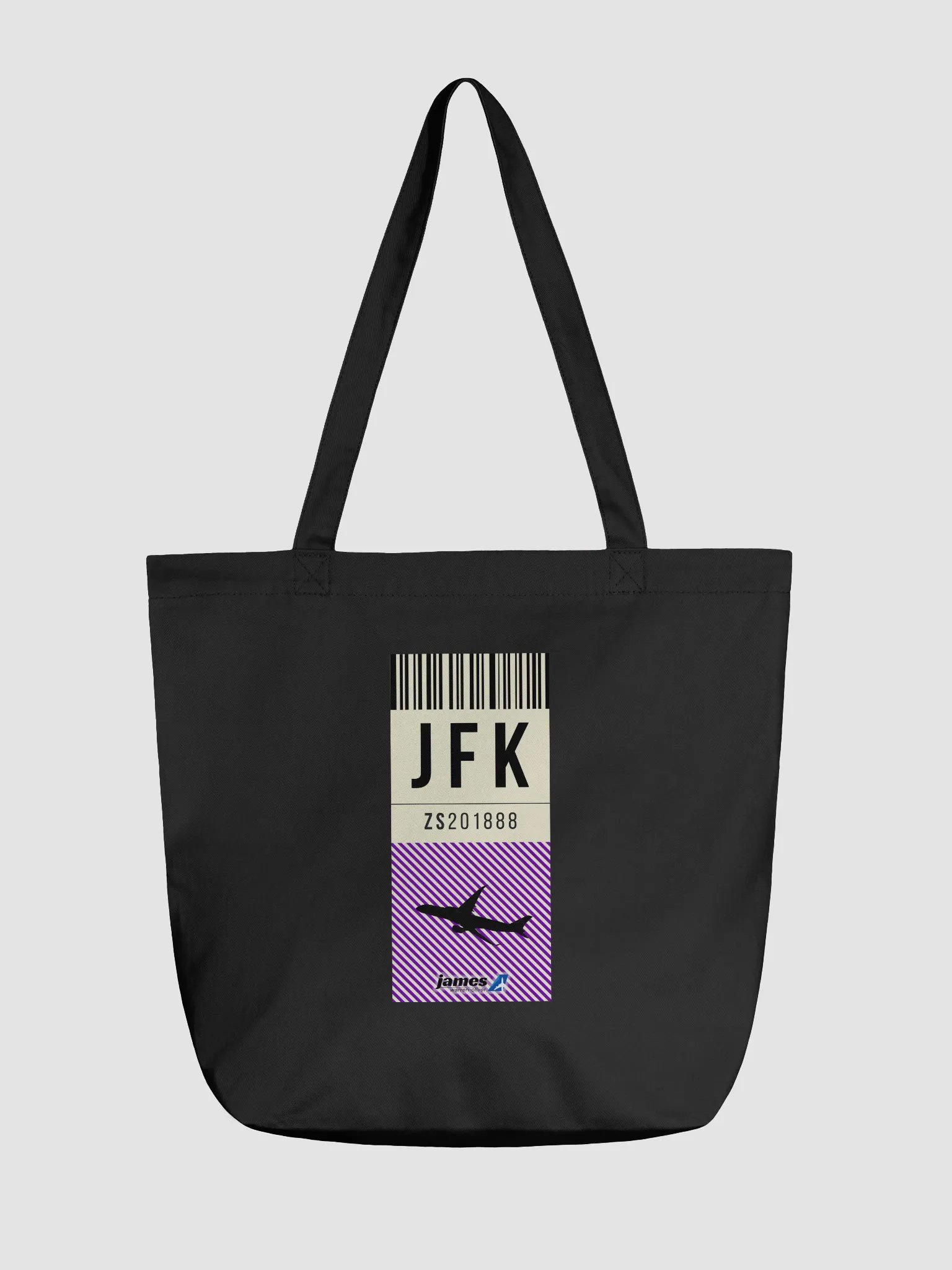 New York John F. Kennedy (JFK) Stylish Luggage Tag Tote Bag product image (1)